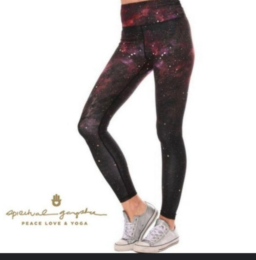 Spiritual Gangster Galaxy Leggings size XS
